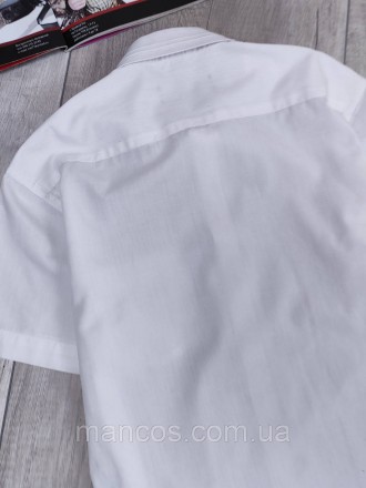 Рубашка для мальчика с коротким рукавом, карманом. Застежка пуговицы с потайной . . фото 8