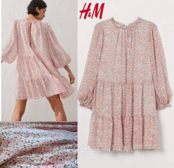 Женское платье H&M с длинным рукавом с цветочным принтом 
Состояние: новое 
Прои. . фото 2