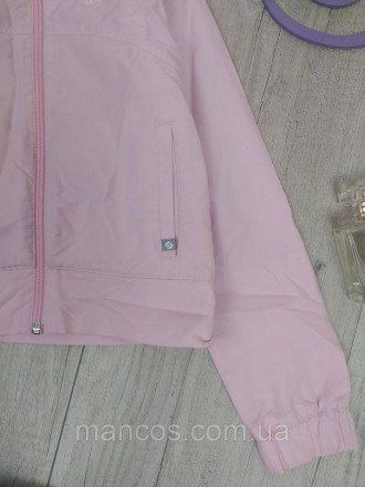 Спортивная кофта для девочки Adidas розовая 
Состояние б/у, в идеальном состояни. . фото 4