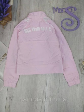 Спортивная кофта для девочки Adidas розовая 
Состояние б/у, в идеальном состояни. . фото 5