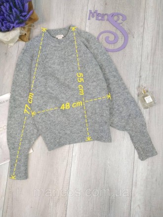 Женский свитер H&M серый 
Состояние б/у, в идеальном состоянии
Производитель H&M. . фото 8
