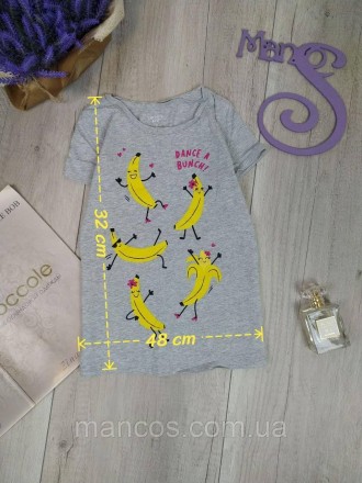 Красивая и модная детская футболка для девочки с оригинальною апликациєю, рисунк. . фото 9