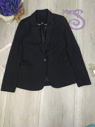 Женский пиджак с длинным рукавом, отложной воротник, застежка пуговица, два карм. . фото 4