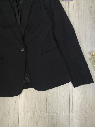 Женский пиджак с длинным рукавом, отложной воротник, застежка пуговица, два карм. . фото 6
