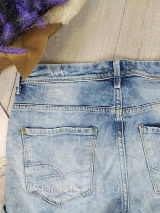 Женские джинсовые шорты Bershka голубые средняя посадка 
Состояние б/у в отлично. . фото 6