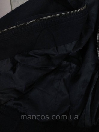Джинсовый пиджак женский Holdluck fashion чёрный на подкладе, застёжка молния и . . фото 8