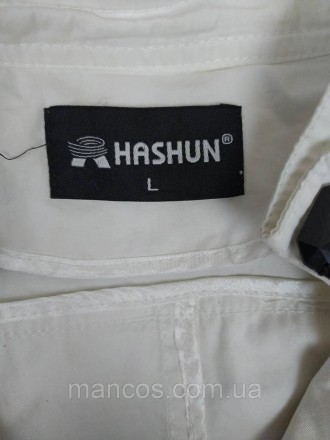 Женский пиджак белый Hashun легкий, без подкладки, с длинным рукавом. Застежка -. . фото 9