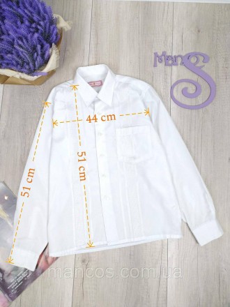 Рубашка для мальчика Ricardo Ricco белая с длинным рукавом
Cостояние б/у, в хоро. . фото 8