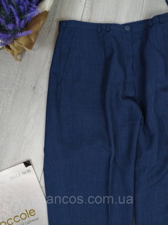 Женский брючный костюм Life style демисезонный синий пиджак и брюки
Состояние б/. . фото 7