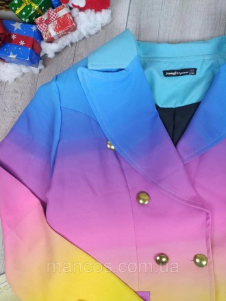 Женский пиджак Jennyfer с подкладом блейзер разноцветный
Состояние б/у, в идеаль. . фото 4