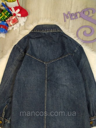 Женские джинсовый кардиган Джинсовая куртка синяя демисезонная. Застёжка пуговиц. . фото 7
