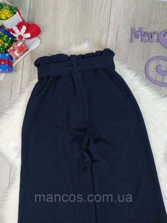 Эти стильные синие широкие брюки станут отличным выбором для вашей девочки, соче. . фото 6