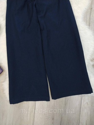 Эти стильные синие широкие брюки станут отличным выбором для вашей девочки, соче. . фото 4