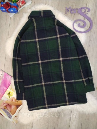 Обновите свой осенний и зимний гардероб стильной и уютной зелёной рубашкой в кле. . фото 6