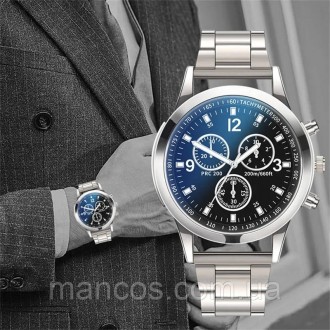 Новые модные мужские кварцевые наручные часы изготовлены из прочной нержавеющей . . фото 4
