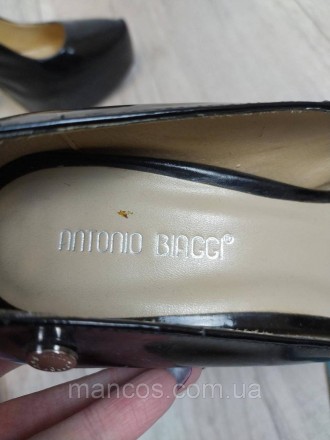 Элегантные и стильные черные лаковые туфли на каблуке от Antonio Biaggi. Изготов. . фото 7