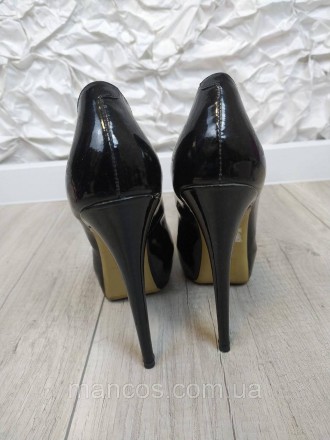Элегантные и стильные черные лаковые туфли на каблуке от Antonio Biaggi. Изготов. . фото 6