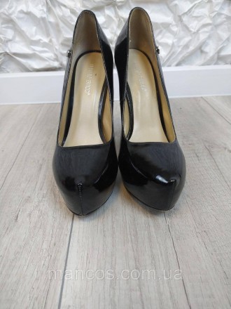 Элегантные и стильные черные лаковые туфли на каблуке от Antonio Biaggi. Изготов. . фото 4