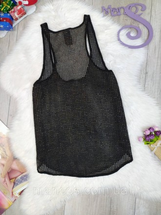 Обновите свой гардероб с элегантной черной майкой от Zara. Изготовленная из сетч. . фото 6
