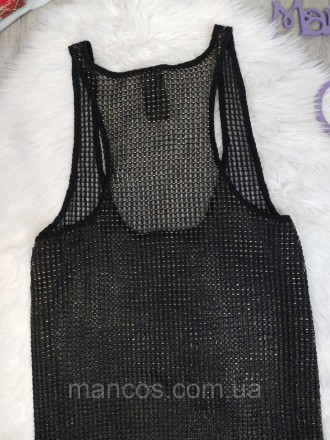 Обновите свой гардероб с элегантной черной майкой от Zara. Изготовленная из сетч. . фото 7