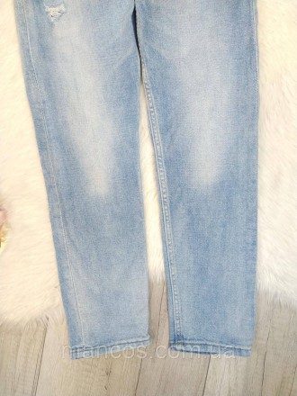 Превосходные голубые джинсы для девочки от бренда Denim, в отличном состоянии. П. . фото 4
