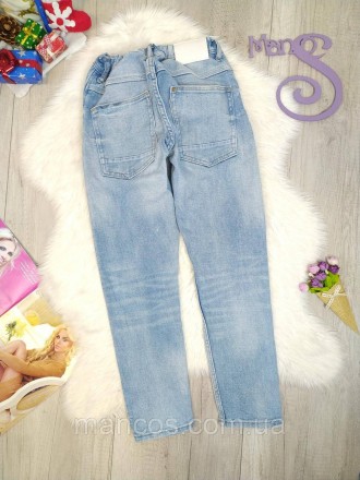 Превосходные голубые джинсы для девочки от бренда Denim, в отличном состоянии. П. . фото 5
