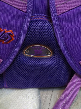 Стильный, чарующий рюкзак для девочки в фиолетовом цвете с уникальным принтом "Д. . фото 9