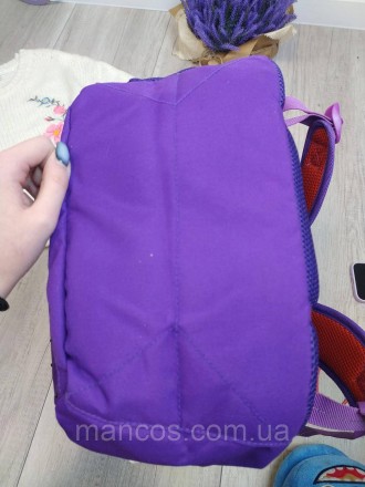 Стильный, чарующий рюкзак для девочки в фиолетовом цвете с уникальным принтом "Д. . фото 8