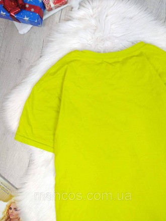 Зелёная футболка с роботом – стильное и удобное решение для вашего гардероба. Эт. . фото 6