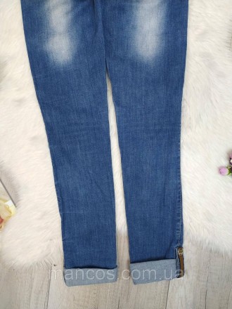 Стильные синие джинсы для вашей модницы от бренда Liuzin, размер 140. Эти узкие . . фото 7