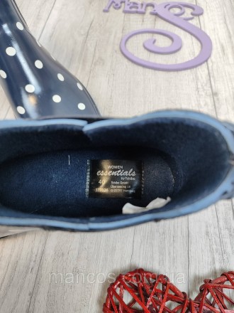 Женские резиновые ботинки в горошек от Essentials – стильный и практичный выбор . . фото 11