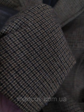 Стильный женский коричневый пиджак от Benetton. Этот изысканный элемент гардероб. . фото 10