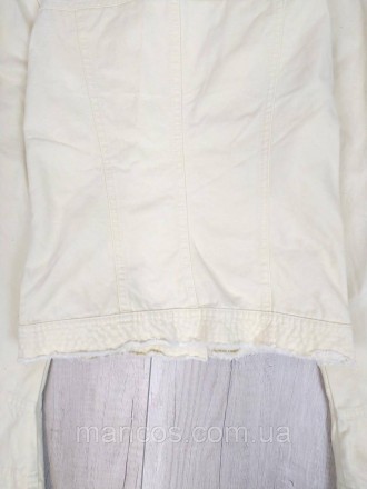 Польский женский хлопковый костюм Mes б/у молочного цвета. Костюм двойка-пиджак . . фото 7