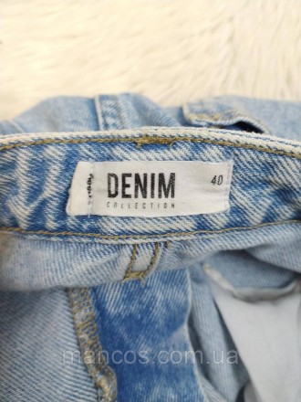 Стильные женские голубые джинсы от производителя Denim, с эффектом рваных мест, . . фото 8