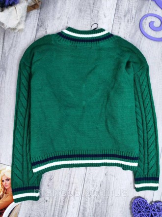 Женский новый пуловер Primark. Мягкий теплый акриловый пуловер с V-образным выре. . фото 7