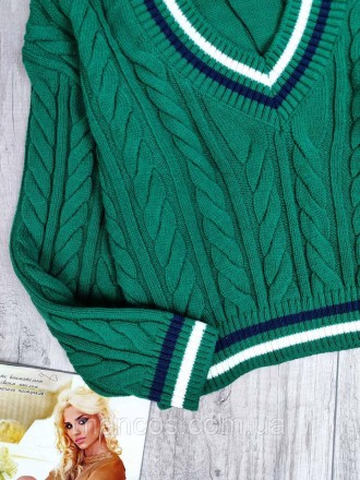 Женский новый пуловер Primark. Мягкий теплый акриловый пуловер с V-образным выре. . фото 5