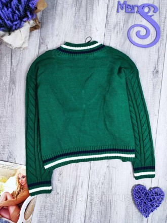 Женский новый пуловер Primark. Мягкий теплый акриловый пуловер с V-образным выре. . фото 6