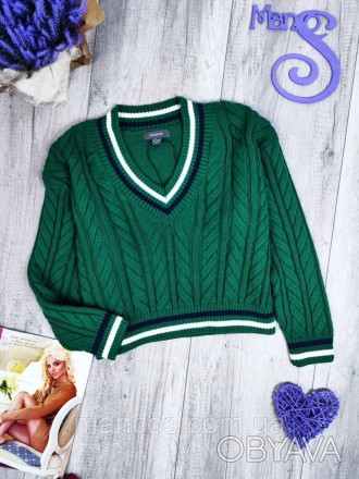 Женский новый пуловер Primark. Мягкий теплый акриловый пуловер с V-образным выре. . фото 1