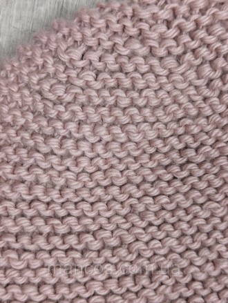 Теплая зимняя вязаная женская шапка розового цвета. Размер универсальный, эласти. . фото 7