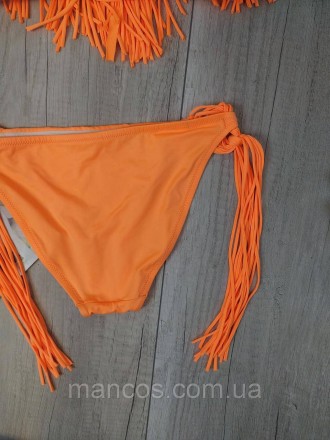 Женский раздельный купальник Toccata оранжевый, бикини на завязках.
Чашка украше. . фото 7