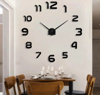 Стильные настенные часы DIY Clock NEW с цифрами
Стильные и креативные настенные . . фото 2