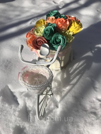 Букет з мильними трояндами. Букет на День Народження. Подарунок для коханої.
 У . . фото 8