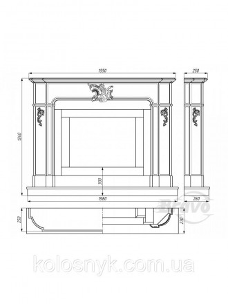 Каминная облицовка БРАВО Женева предназначена для того, чтоб придать вашей топке. . фото 4