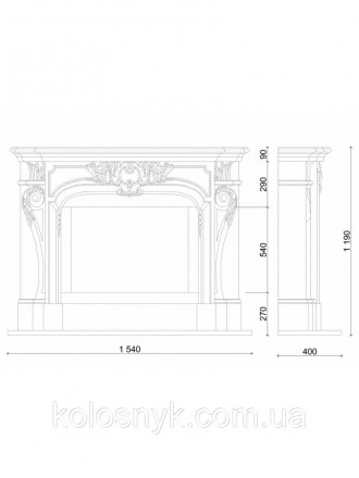 Стоимость каминной облицовки зависит от категории мрамора, к которой он принадле. . фото 3