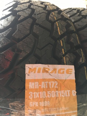 Продам НОВИЕ шины 31х10.50R15 109R MR-AT172 Mirage (Китай) на УАЗ и внедорожники. . фото 3