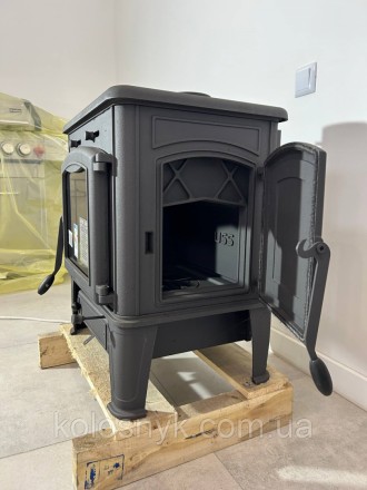 Современная печь Ferguss L SHORT с шибером и боковой дверцей, наполнит теплом и . . фото 11