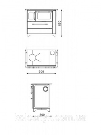 Многофункциональная печь на твердом топливе DONNA с усовершенствованным процессо. . фото 3