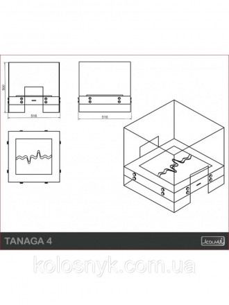 Биокамин Tanaga 4 предлагает отличные визуальные эффекты, полученные благодаря г. . фото 6