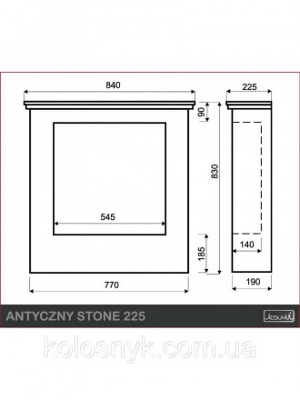  Модель Antique Stone 225 – предложение для тех, кому нравится нежная шероховато. . фото 8