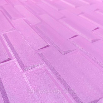 3D панелі самоклеючі – декоративне покриття для стін, виконане з легкого та міцн. . фото 3